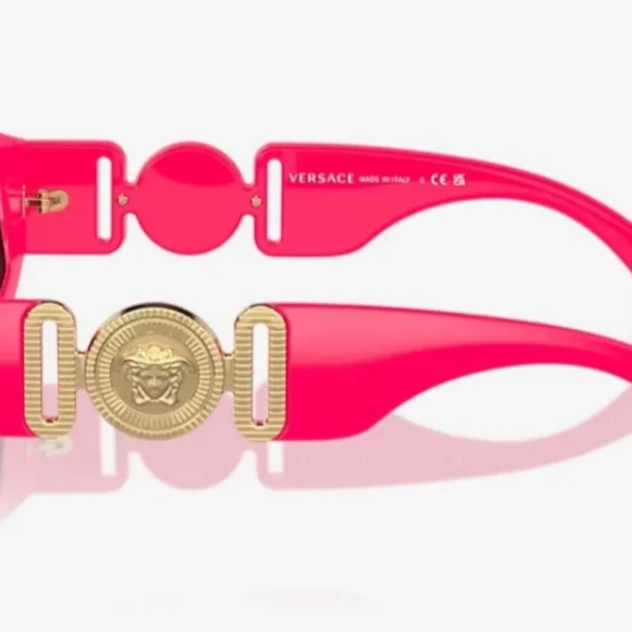 Versace Medusa  Sunglasses Biggie in Fushia NWT - Picture 2 of 6